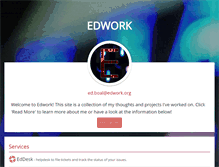 Tablet Screenshot of edwork.org